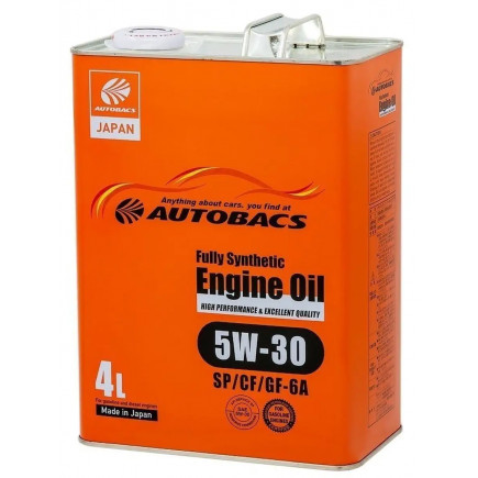 Масло моторное AUTOBACS ENGINE OIL FS 5W30 SP/CF/GF-6A (4л)