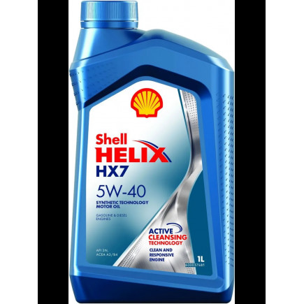 Масло моторное SHELL HELIX HX7 5W40 1л