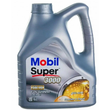 Масло моторное MOBIL SUPER 3000 5W40 SJ/SL/SM/CF 4L