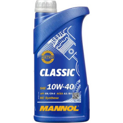 Масло моторное MANNOL Classic 10w40 SN//CН-4 1л синтет.