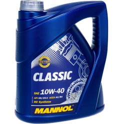 Масло моторное MANNOL Classic 10w40 SN//CН-4 4л синтет.