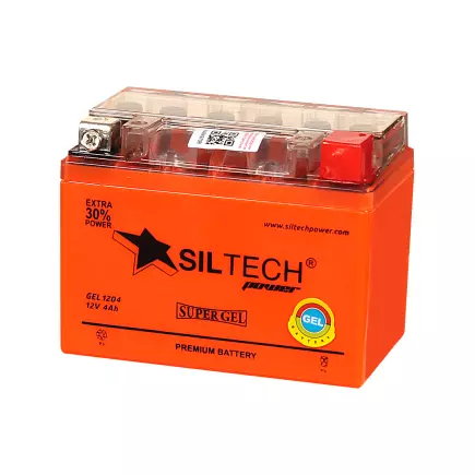 SILTECH GEL1204 12V4Ah (YTX4L-BS) (о.п.) SILTECH GEL1204 12V4Ah (YTX4L-BS) (о.п.)